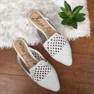 EUC Sam Edelman NAVYA woven loafer mule 9